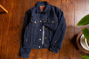 The Prologue V3 in 2-Ply Organic Snail Denim