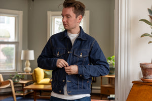 The Prologue V3 in 2-Ply Organic Snail Denim