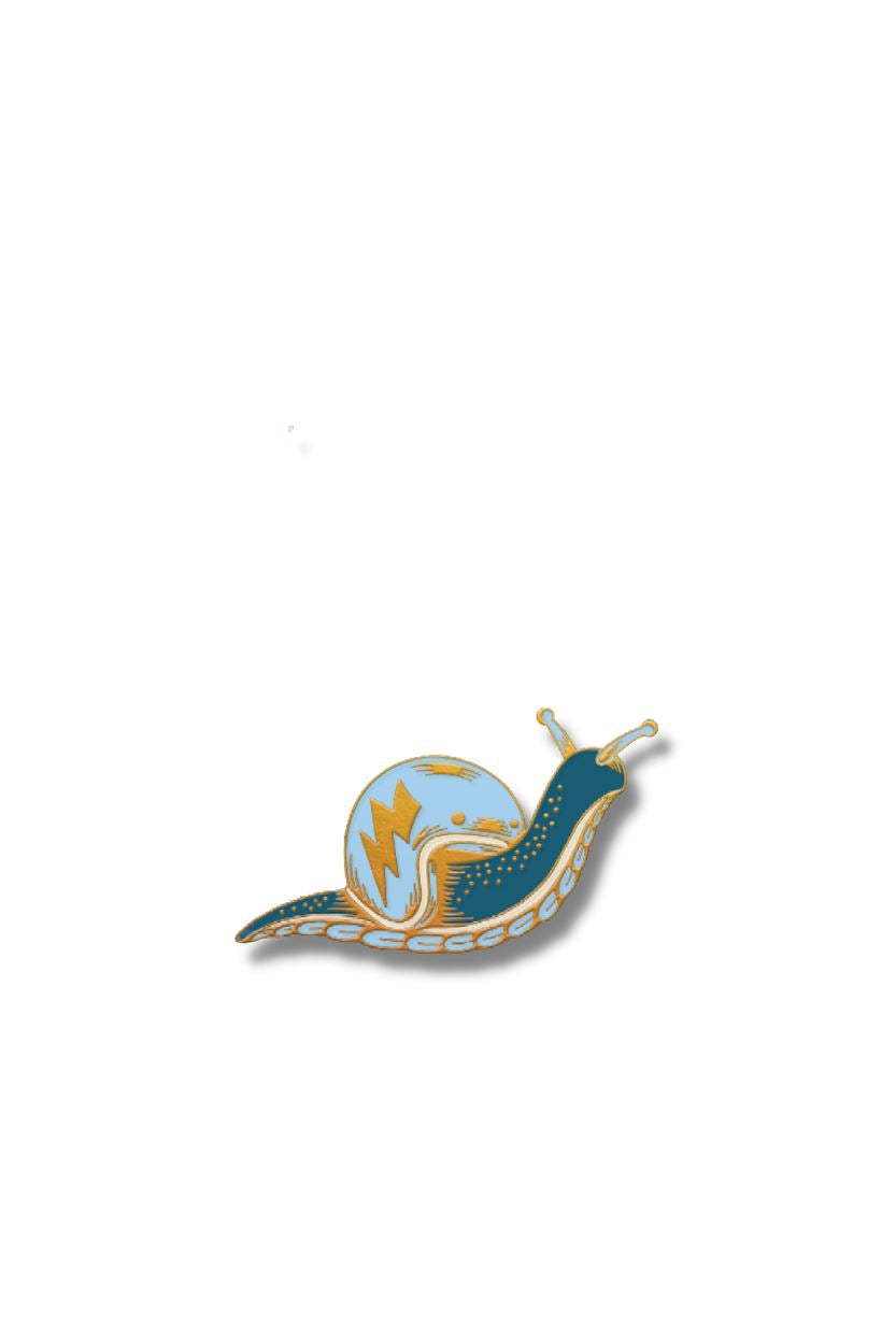 The Dusty Snail Pin