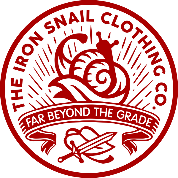 The Iron Snail Far Beyond the Grade logo.