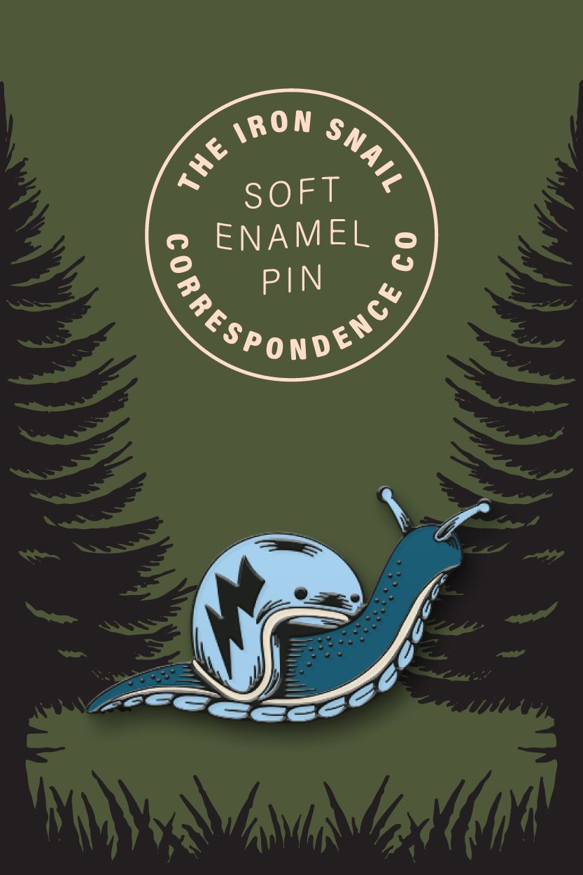 The Dusty Snail Pin